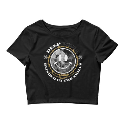 Get Da Bag “smiles” Crop Tee