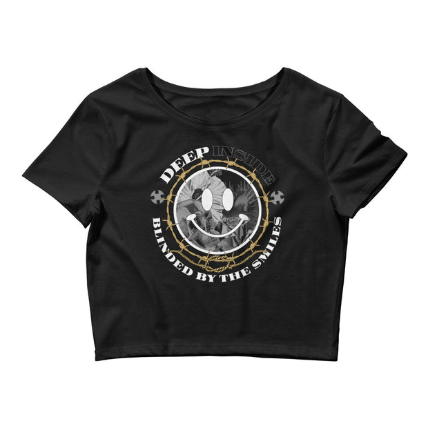 Get Da Bag “smiles” Crop Tee