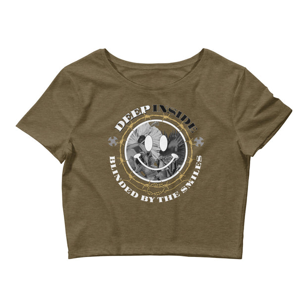 Get Da Bag “smiles” Crop Tee