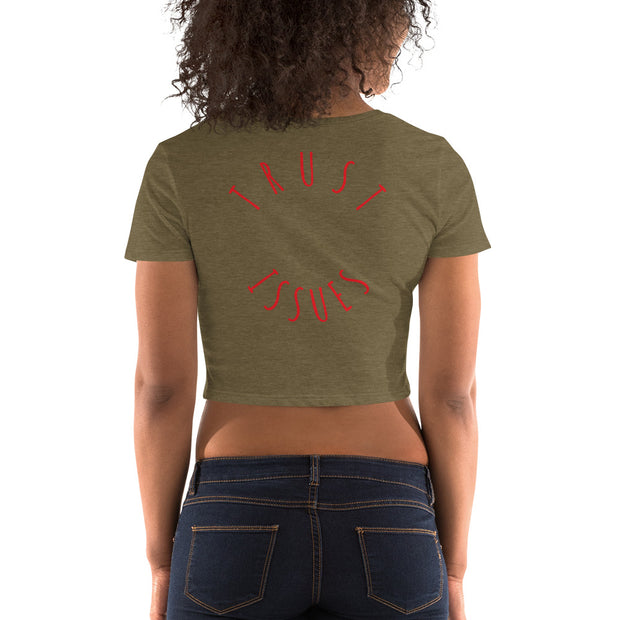 Get Da Bag "Trust Issues" Crop Tee